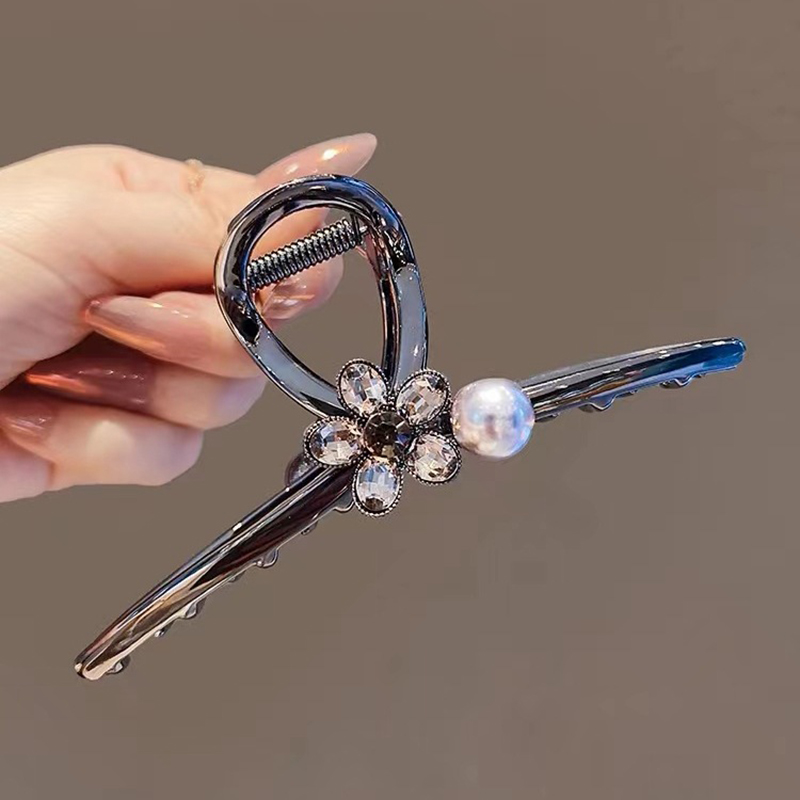 Hair Clip Claw Large - Pinza de pelo grande con flor