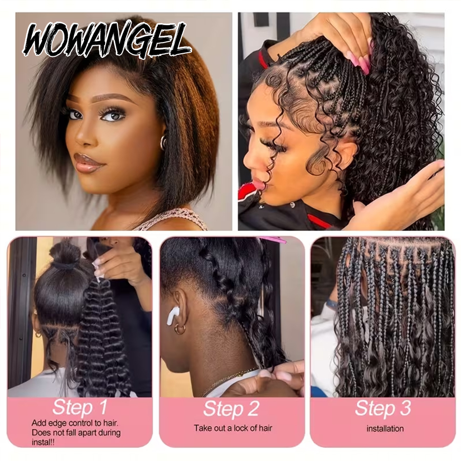 Trenzas bohemias de cabello hu - Hair Care For Wavy Hair reseña y precio
