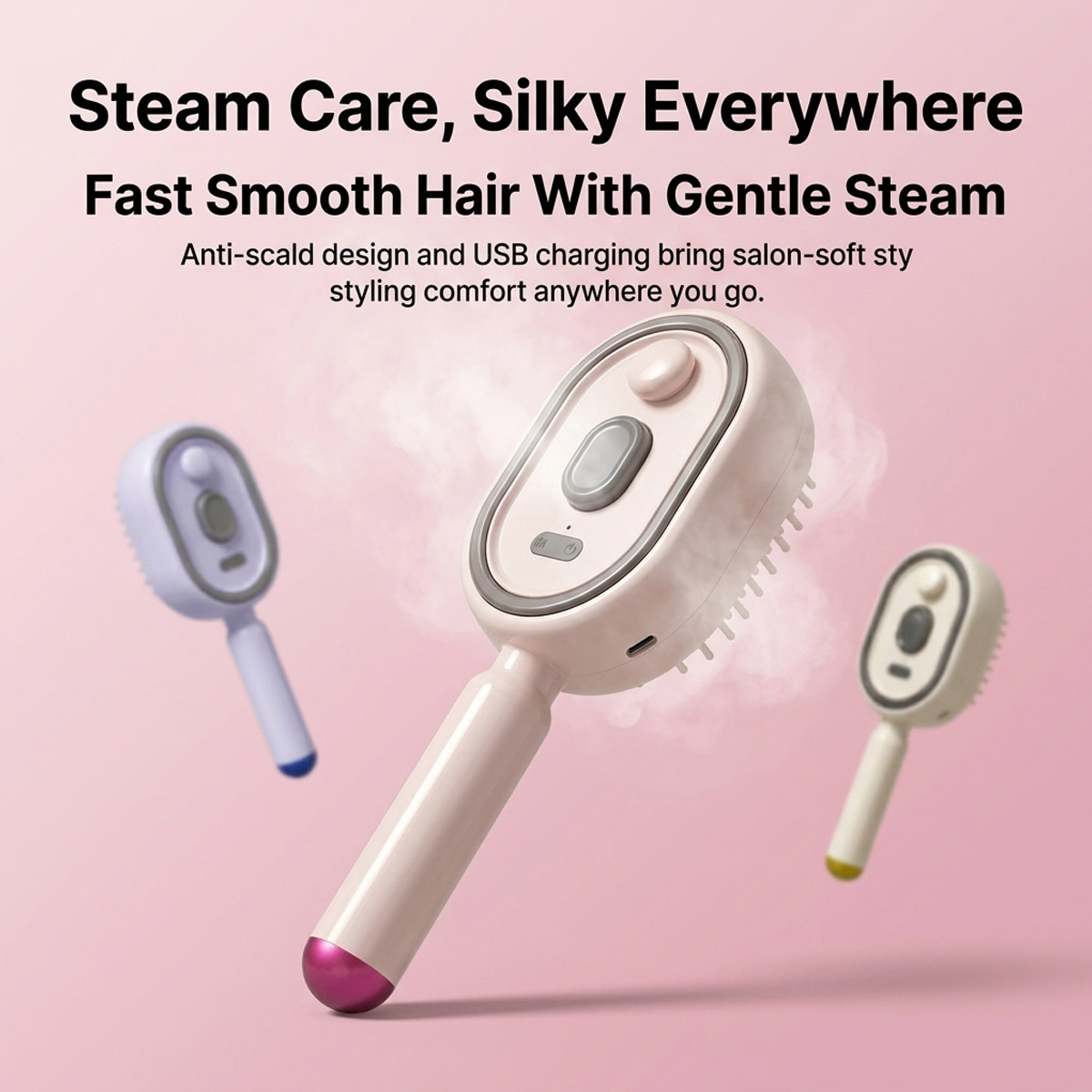 Peine Eléctrico Autolimpiante  - Hair Care Gift reseña y precio
