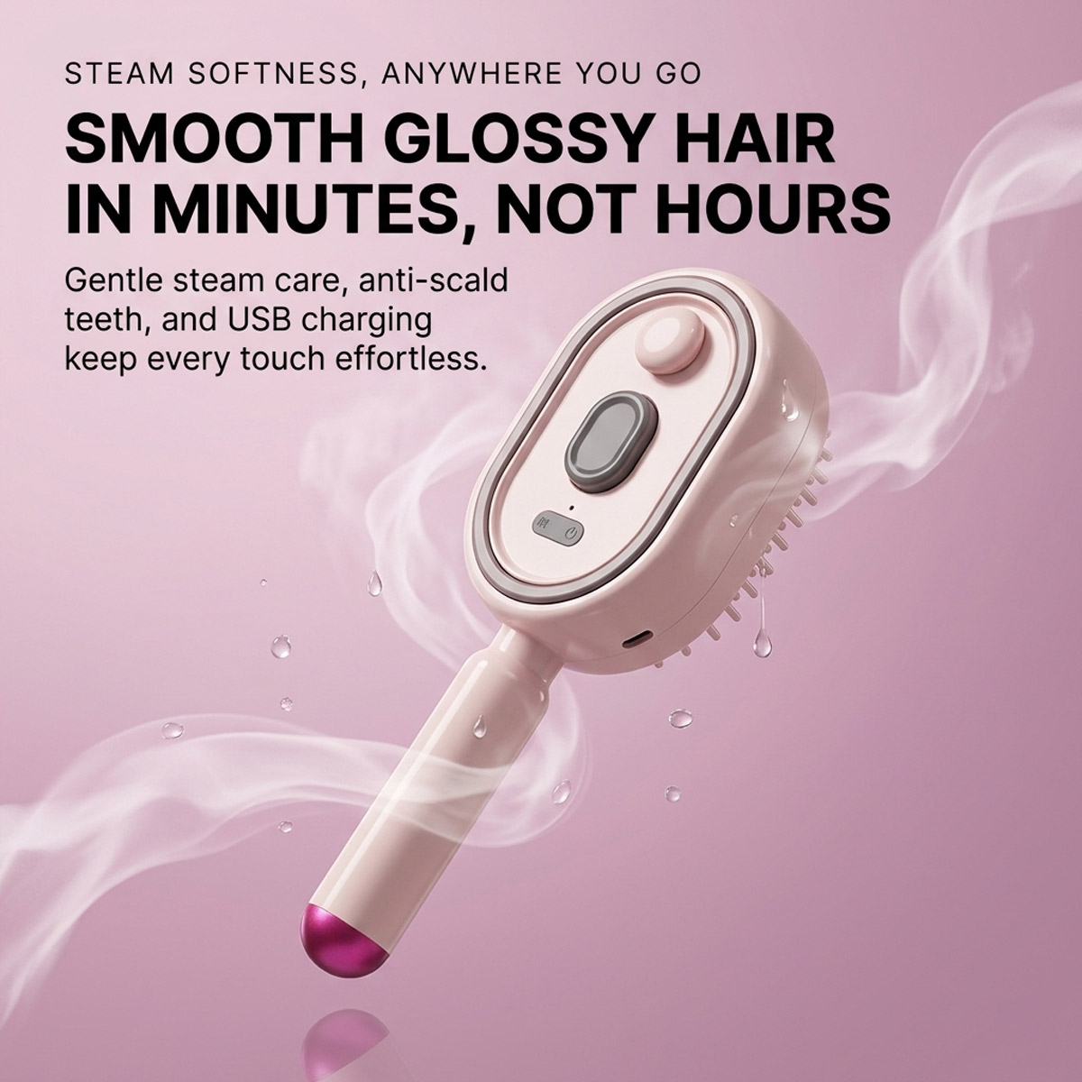 Peine Eléctrico Autolimpiante  - Hair Care Gift reseña y precio