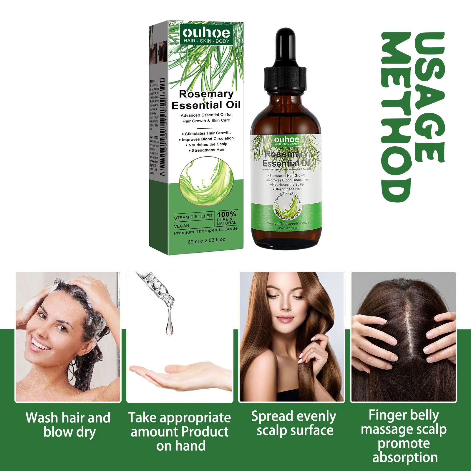 Aceite de crecimiento de cabel - Hair Care Ouai reseña y precio