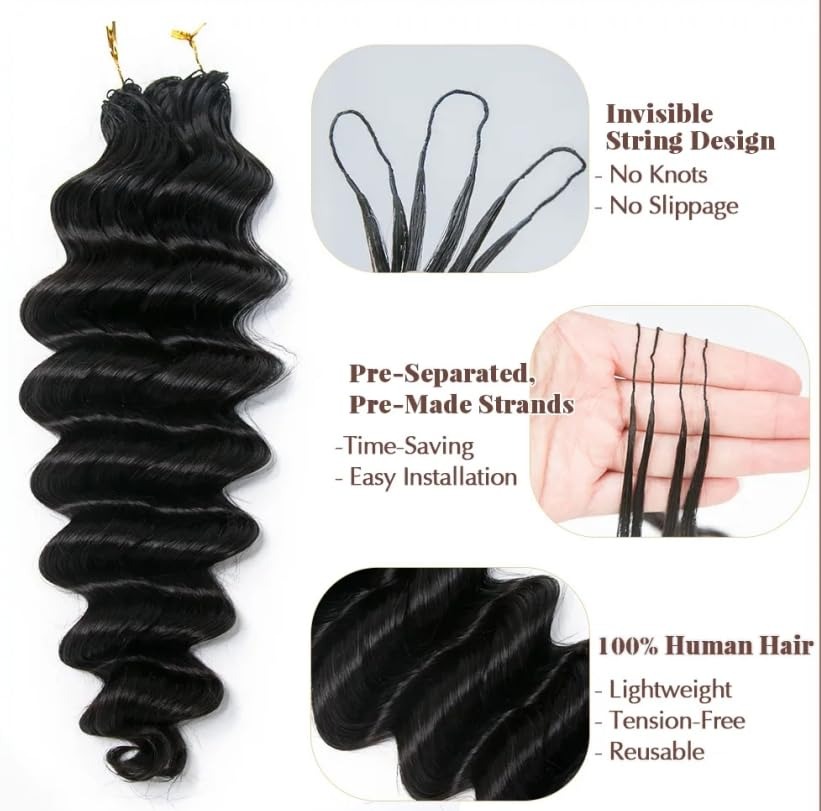 Extensiones de Cabello Humano  - Hair Care For Wavy Hair reseña y precio