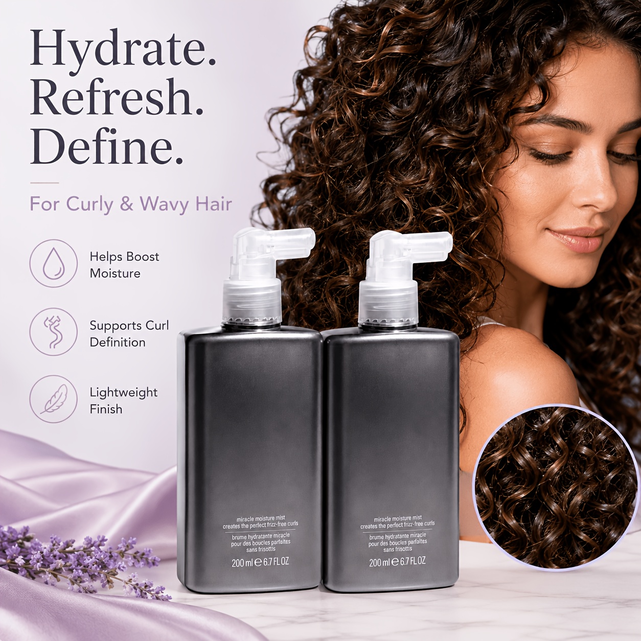 Spray Hidratante para el Cuida - Hair Care For Wavy Hair reseña y precio
