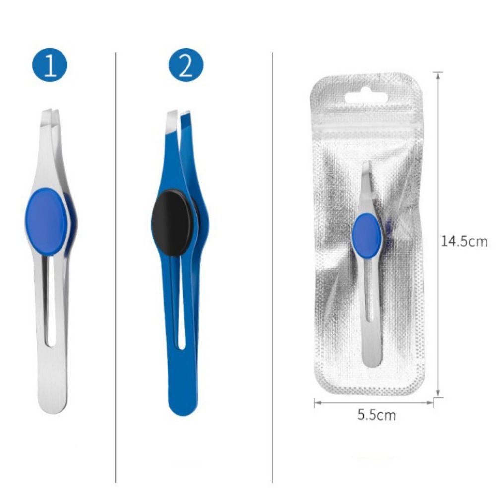 Pinzas para cejas de acero ino - Hair Care Tools reseña y precio