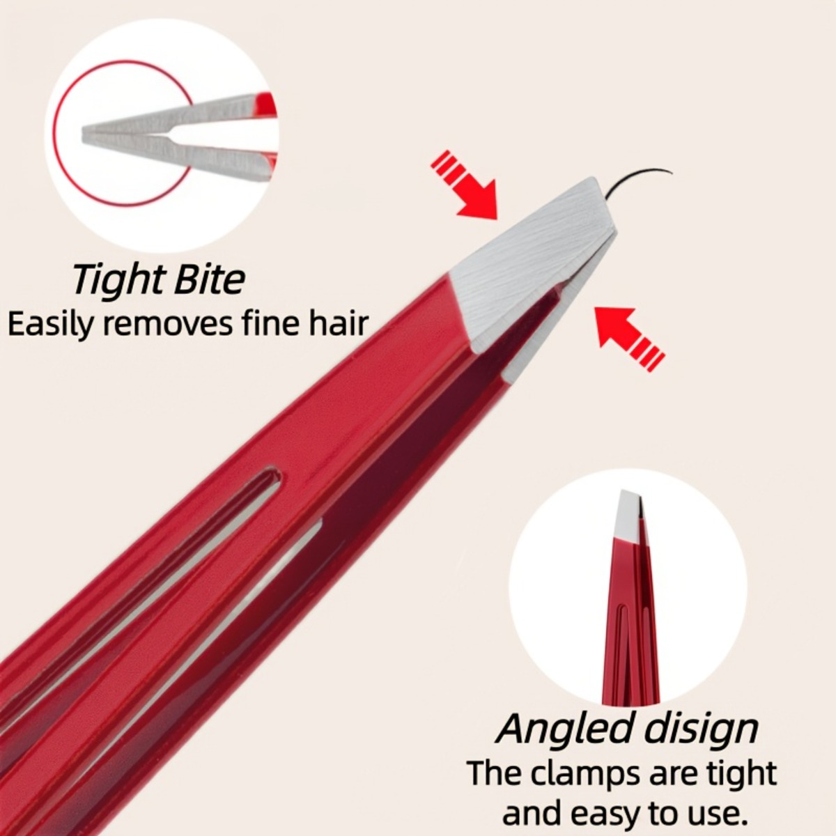 Pinzas de Depilación de Acero  - Hair Care Tools reseña y precio